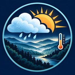 Hardin Hollow Weather landscape logo